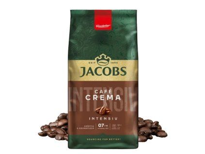 jacobs cafe crema intensive coffee beans 1 kg