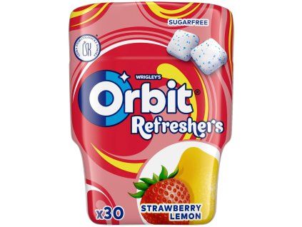 Wrigley's Orbit Refreshers Strawberry Lemon dragee can 67g