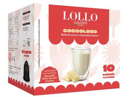 Lollo Caffé Coccoloso White Chocolate for Dolce Gusto 10 capsules