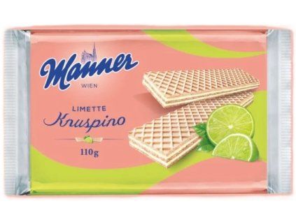 Manner Knuspino Limete lime wafers 110g