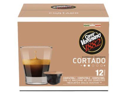Caffe Vergnano Cortado capsules for Dolce Gusto 12 pcs