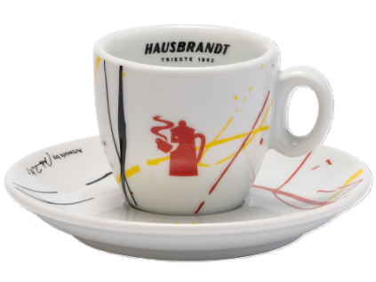 Hausbrandt Fluid Espresso cup and saucer 70 ml
