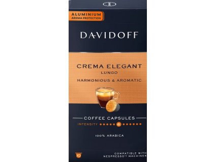 davidoff nespresso crema elegant lungo 10 pcs best coffee cz
