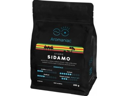 kava aromaniac ethiopia sidamo ground 250g best coffee cz