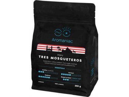 kava aromaniac peru tres mosqueteros beans 250g best coffee cz