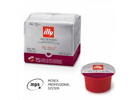 90 capsules caffe illy mitaca mps intense dark roasting