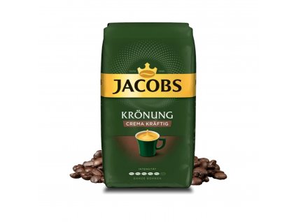 jacobs kronung crema kraftig coffee beans 1 kg