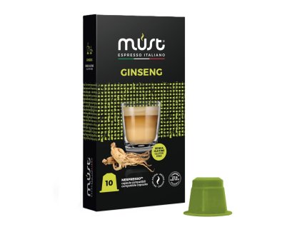 Capsules Must Ginseng - Ginseng drink for Nespresso® 10 pieces