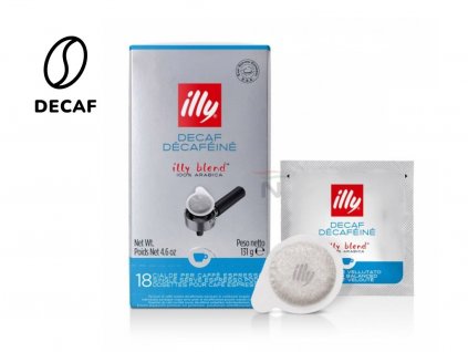 coffee ese pody illy espresso decaffeinated decaffeinated coffee 100 arabica 18 pieces