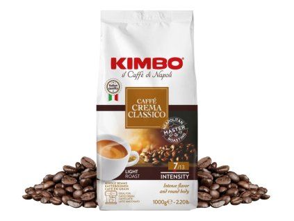 kimbo caffe crema classico coffee beans 1 kg