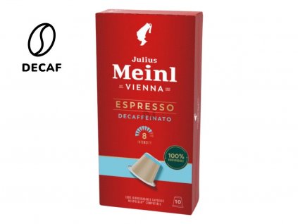 coffee capsules julius meinl inspresso espresso decaf for nespresso 10 pcs