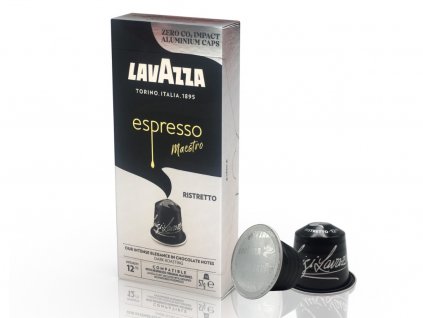 lavazza maestro ristretto espresso aluminum capsules for nespresso 10 pcs
