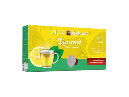 Lollo caffé Tea with Lemon capsules for NESPRESSO® 10 pcs