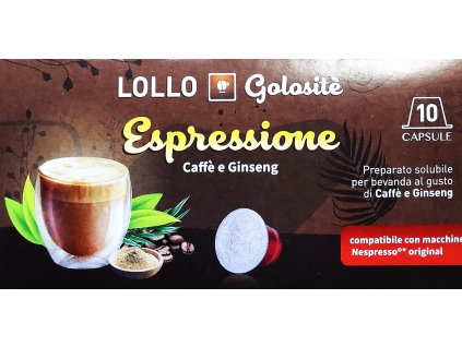 lollo ginseng nespresso 10 pcs best coffee cz