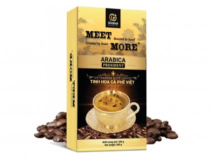 meet more arabica president coffee beans 500g