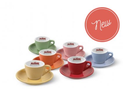 9318 musetti kavove salky rainbow collection espresso 60ml 6ks