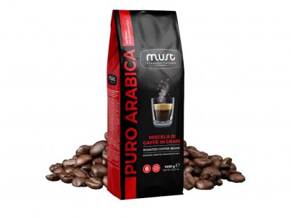 zrnkova kava must puro arabica 1kg 100 arabica best coffee cz
