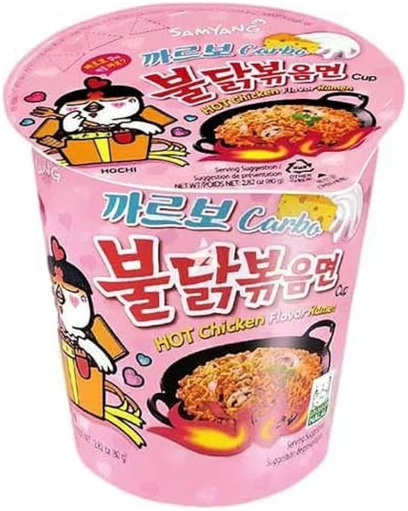 Samyang Buldak ramen Carbonara CUP 80 g ⇒ $4 69 ️ Mocafino com