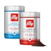 Illy Decaffeinated + Illy Espresso ground coffee mix 500g