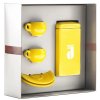 Danesi Duo Plus Set Yellow - Dark Cassette Coffee 250 g + 2 cups and 2 saucers - yellow