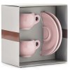 Danesi Duo Set Pink - Darkova Cassette 2 cups and 2 saucers - pink