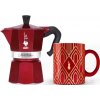 Bialetti kettle glamor red 3 portions 1 cup best coffee cz