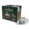 coffee capsules lollo caffe argento espresso for nespresso 30 pieces