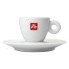 Illy šálek a podšálek na espresso bílý 60 ml