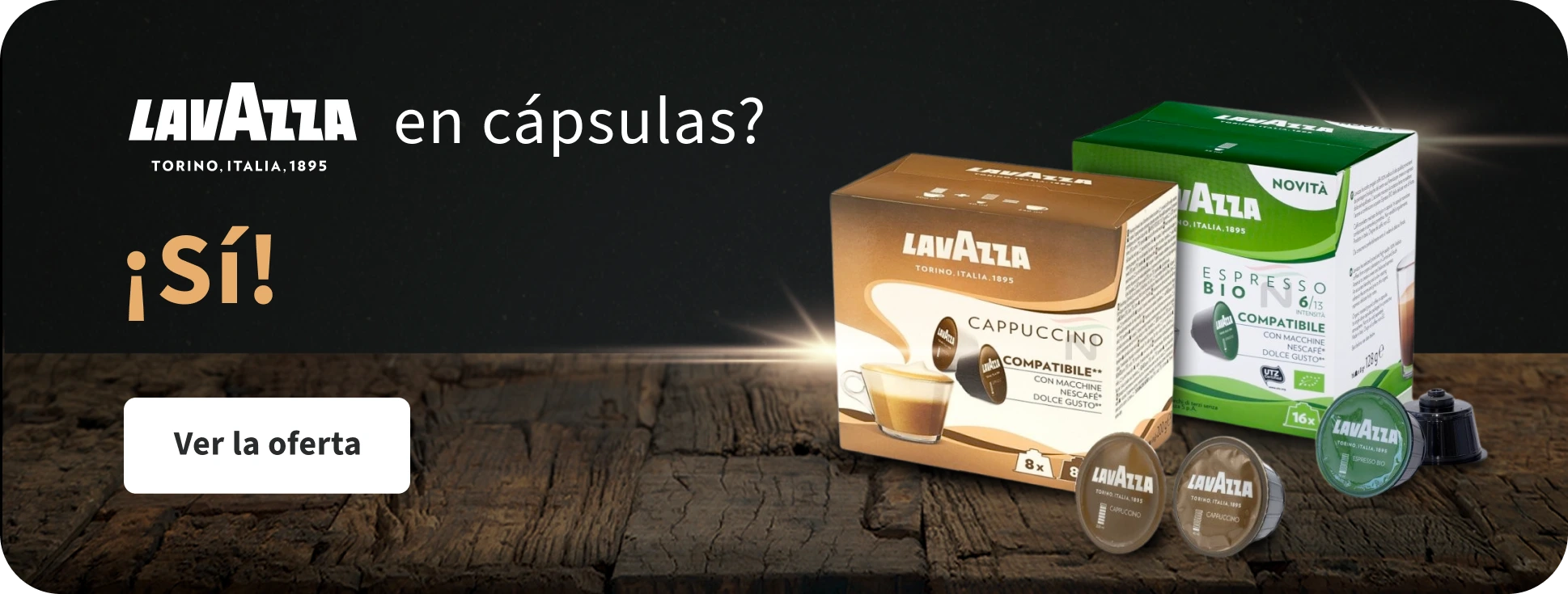 ¿Lavazza en cápsulas?