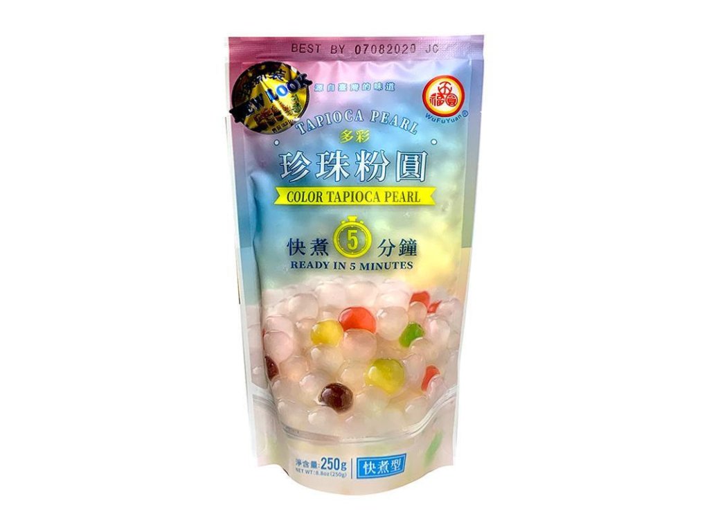 Tapioca Wufuyuan, bolitas de tapioca de colores, 250 g, el mejor café cz
