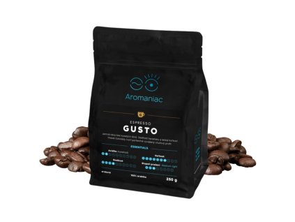Café espresso gusto en granos 250 g