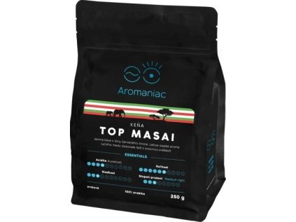 Aromaniac Kena Top Masai molido 250 g, el mejor café de la República Checa