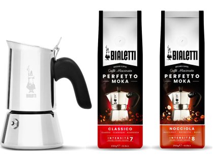 Bialetti Venus 6 porciones 2 x 500 g moca kava mejor café cz