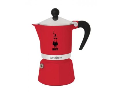 Café Bialetti Rainbow Red 3 porciones, el mejor café cz
