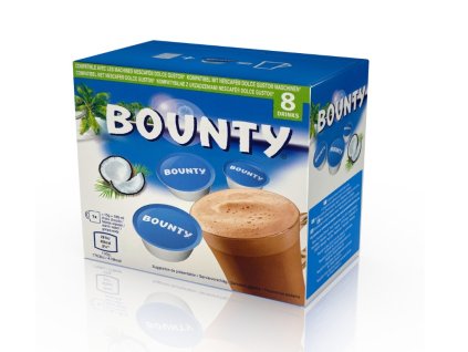 Cápsulas de chocolate caliente Bounty, Caffè Deluxe Dolce Gusto, 8 unidades, Nejkafé CZ