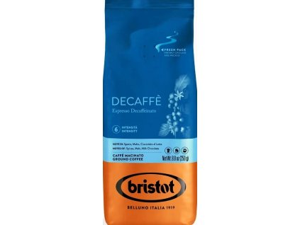 bristot deca 250g gemahlen mejor café checo