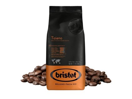 Granos de café Bristol Tiziano 1 kg Nejkafe CZ