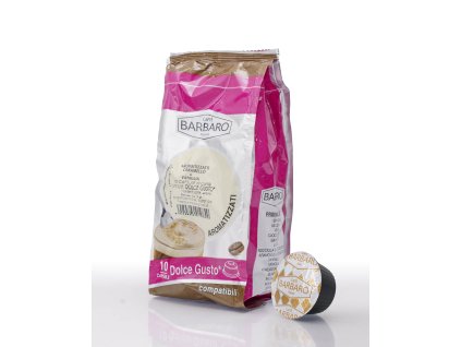 Cápsulas de aroma a caramelo de Bárbaro Caffe Dolce Gusto: el mejor café de la República Checa.