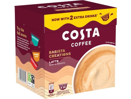 Creaciones Baristas de Costa Coffee Latte