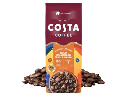 Café en grano tostado colombiano Costa Coffee 500 g