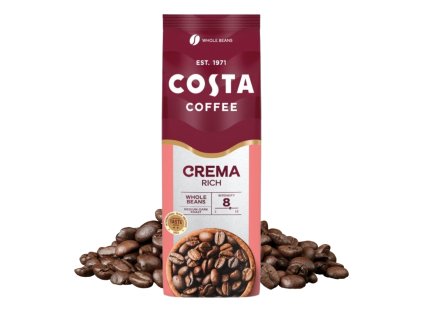 Café Costa con crema rica y deliciosa, sin gluten, sin lácteos.