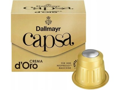 DALLMAYR NESPRESSO Crema d Oro 10 unidades, el mejor café de la República Checa
