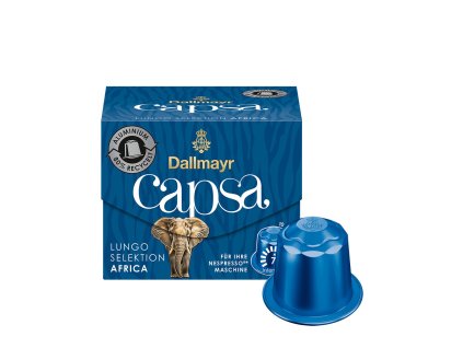 Cápsulas de aluminio Dallmayr Capsa Lungo Selektion Africa 10 uds.