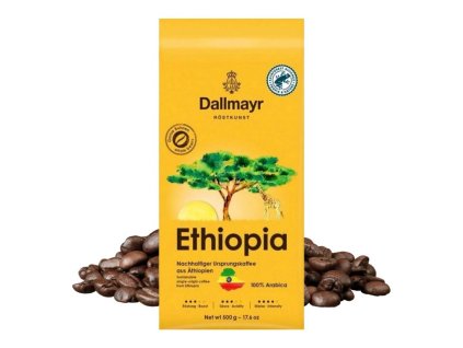 Granos de kava Dallmayr Etiopía 500 g