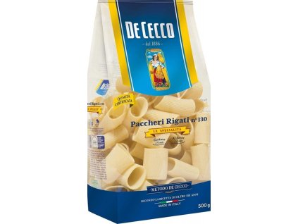 de cecco paccheri n 130 500g mejor café cz