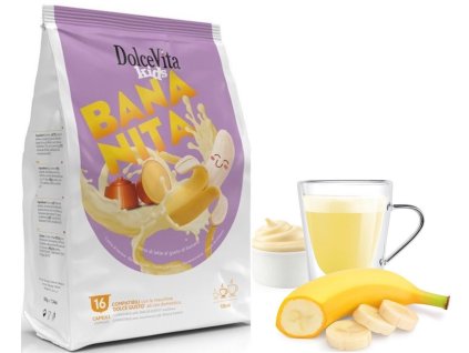 Leche de plátano Dolce Vita para café Dolce Gusto, el mejor café checo