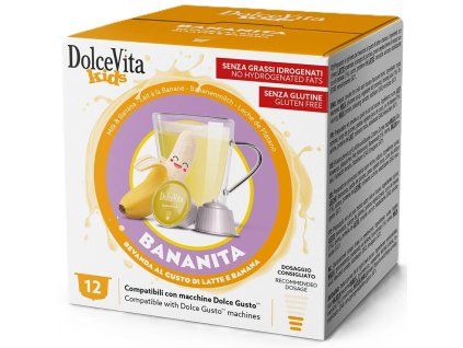 Leche de plátano Dolce Vita para Dolce Gusto 12 cápsulas