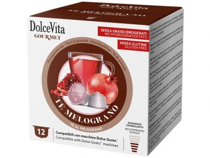Té Dolce Vita con sabor a Granada para Dolce Gusto 12 cápsulas