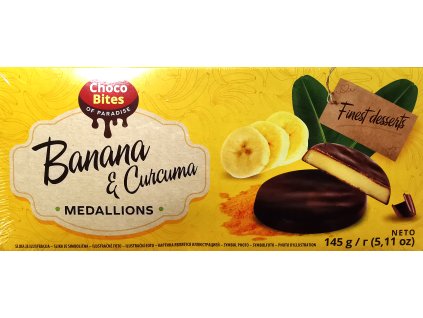 Draguli Choco Bites plátano cúrcuma 145 g