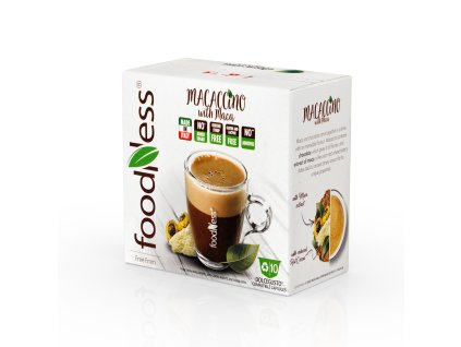 FoodNess Macaccino Maca para Dolce Gusto 10 cápsulas